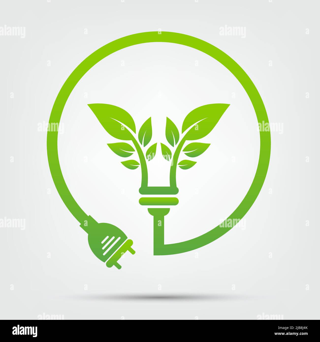 Energy ideas save the world concept Power plug green ecology Stock ...