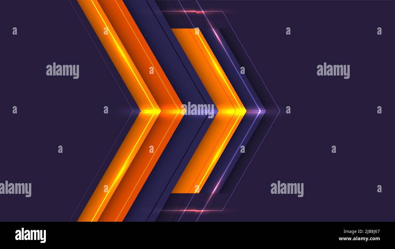 Abstract Background Modern Technology Design Arrows Moving Forward With