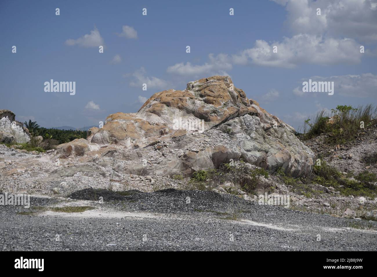 barren rock Stock Photo