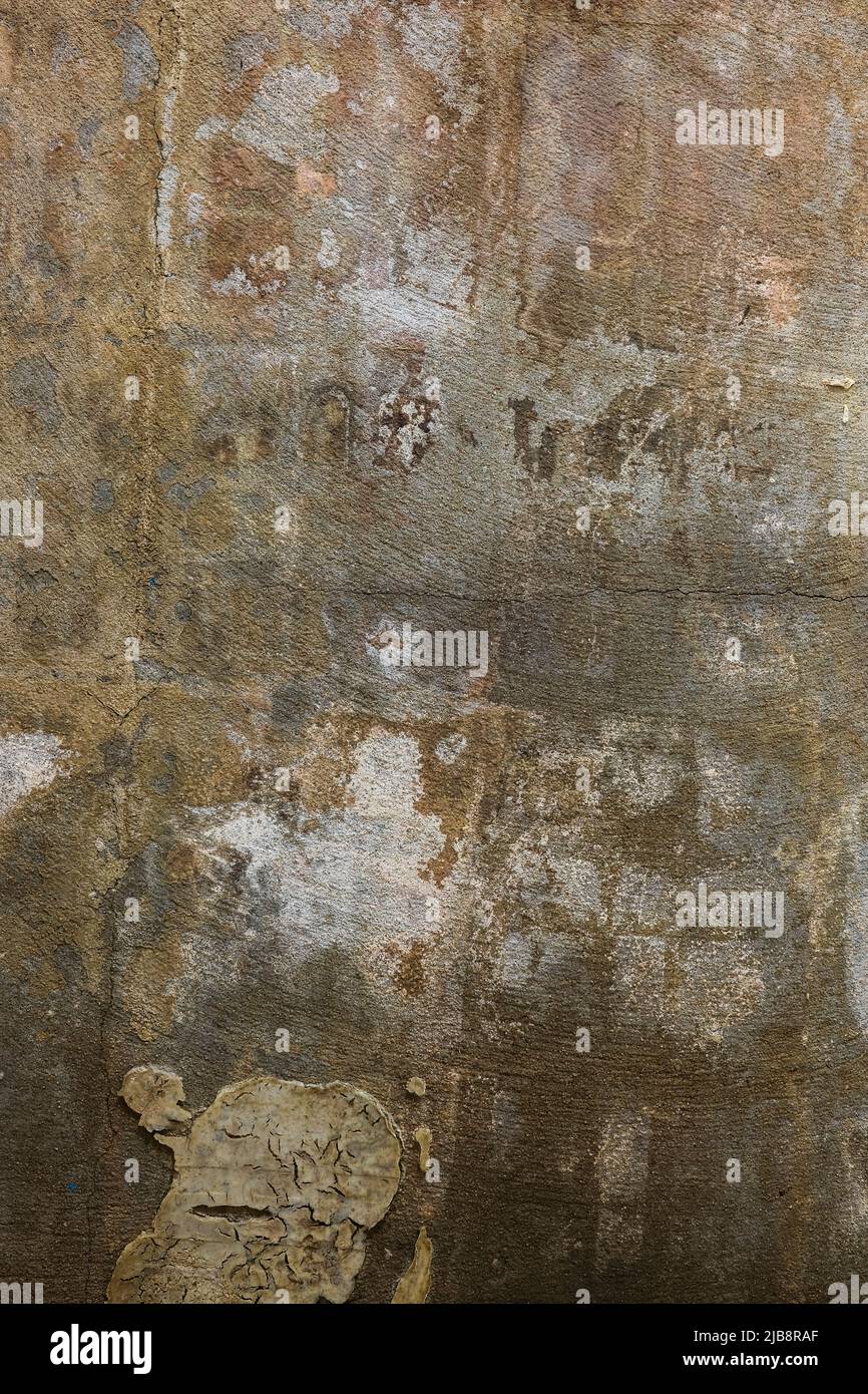 old wet concrete Stock Photo