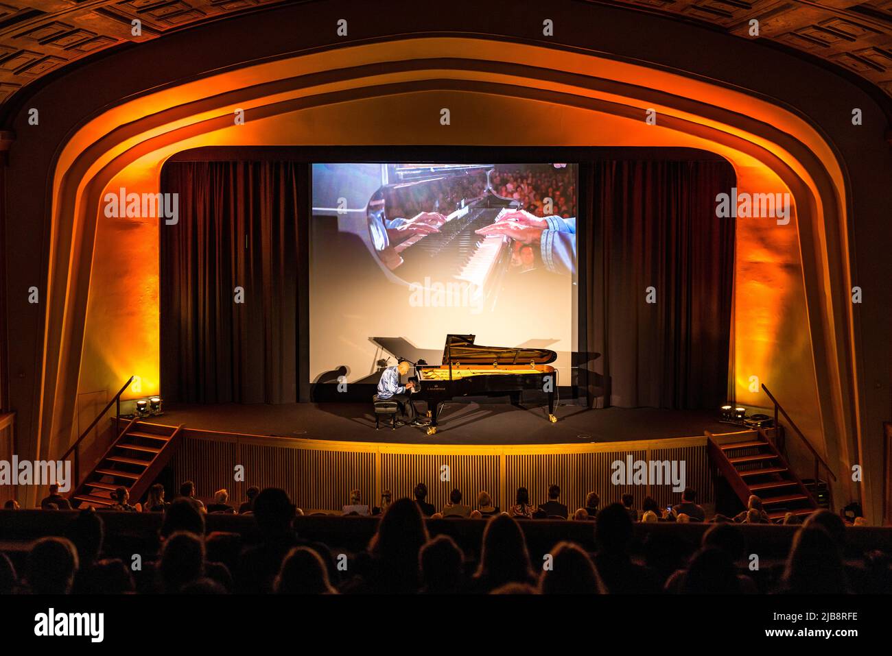 Cottbus, Germany. 03rd June, 2022. The Australian exceptional pianist ...