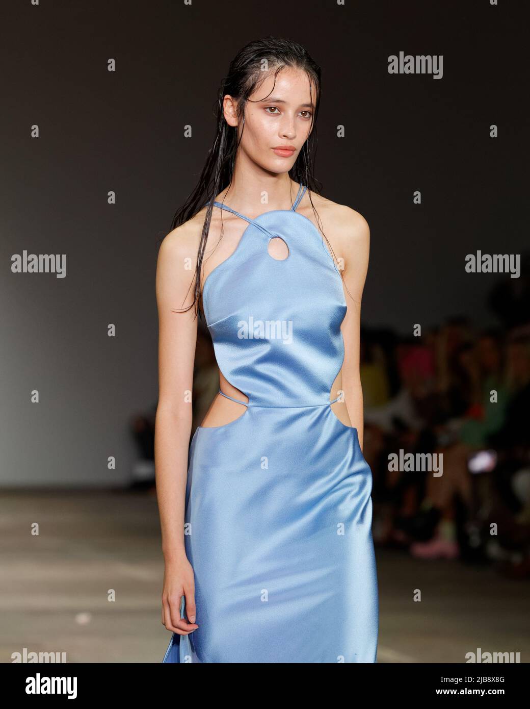 A model walks the runway during the KARLA SPETIC show during the Afterpay Australian Fashion Week 2022 at Carriageworks on May 11, 2022 in Sydney, Aus Stock Photo