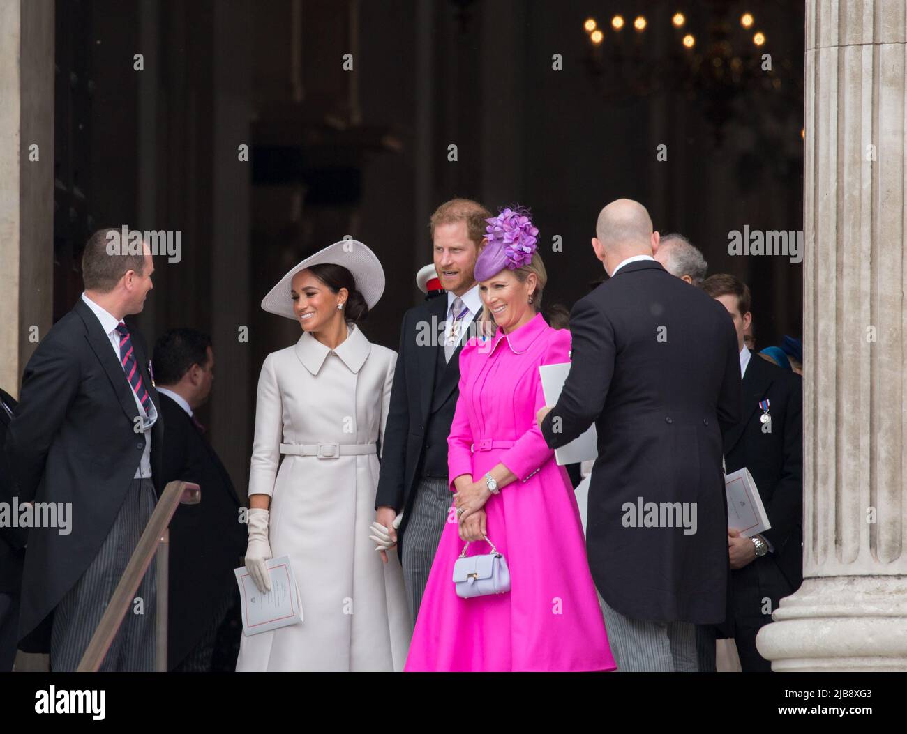 London uk 3rd june 2022 Prince Harry Duke of Sussex Meghan Markle