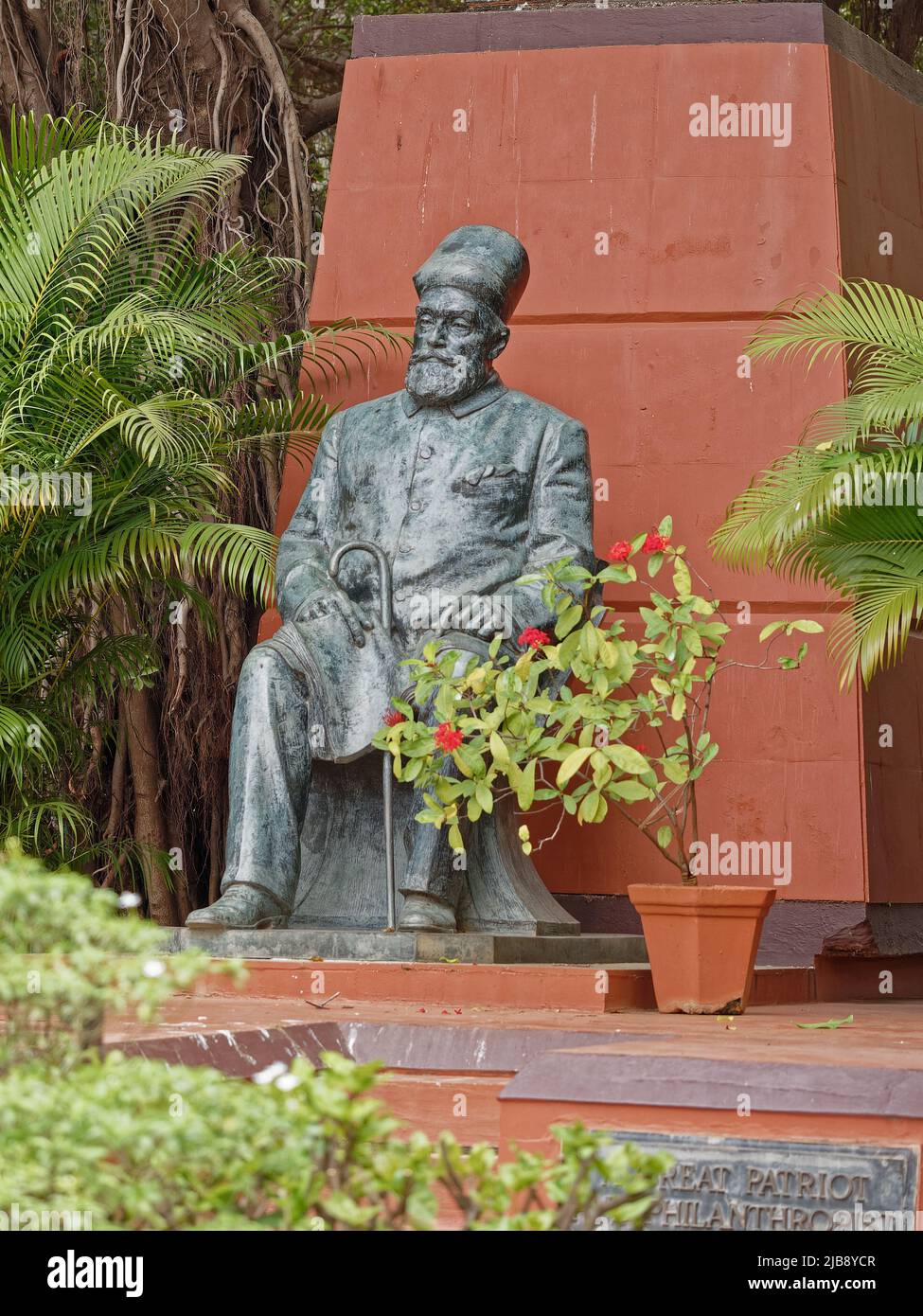 02 12 2020 Statue of Jamsetji Nusserwanji Tata an Indian pioneer ...