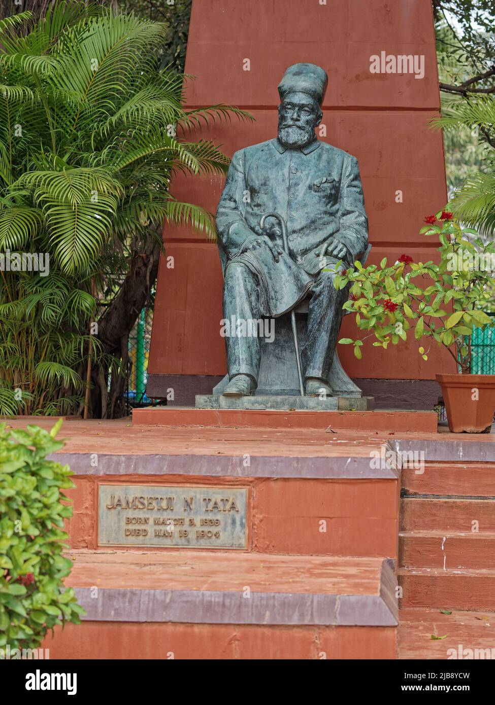 02 12 2020 Statue of Jamsetji Nusserwanji Tata an Indian pioneer ...