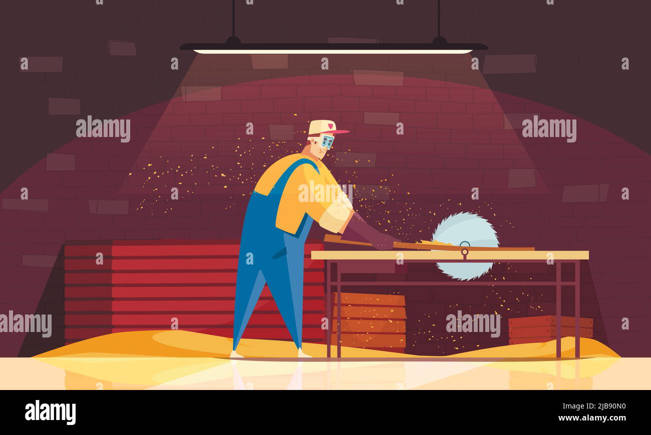 Shoemaker background with manual labor and equipment symbols flat