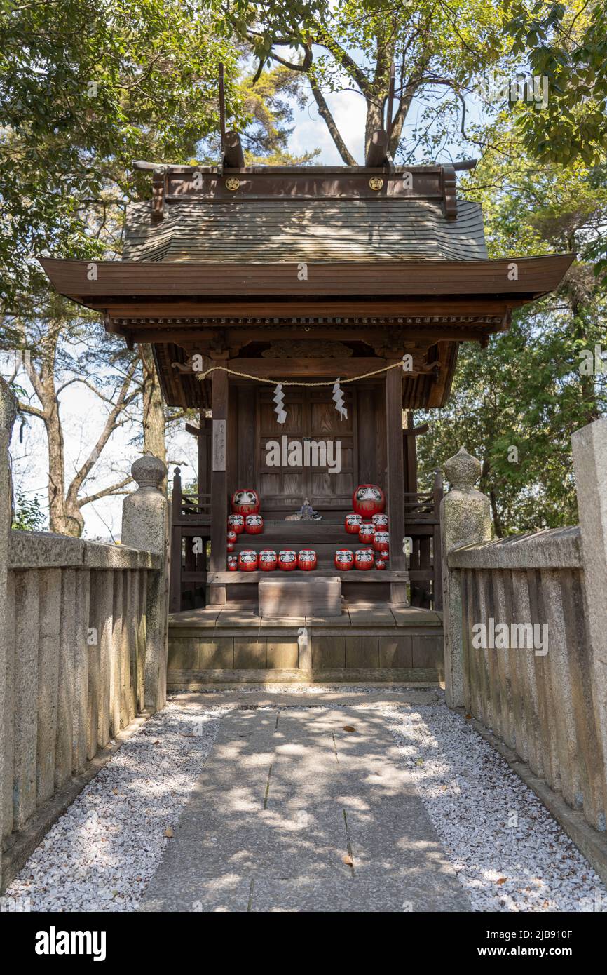 Achi Shrine, Kurashiki, Okayama Prefecture, Western Honshu, Japan. Stock Photo
