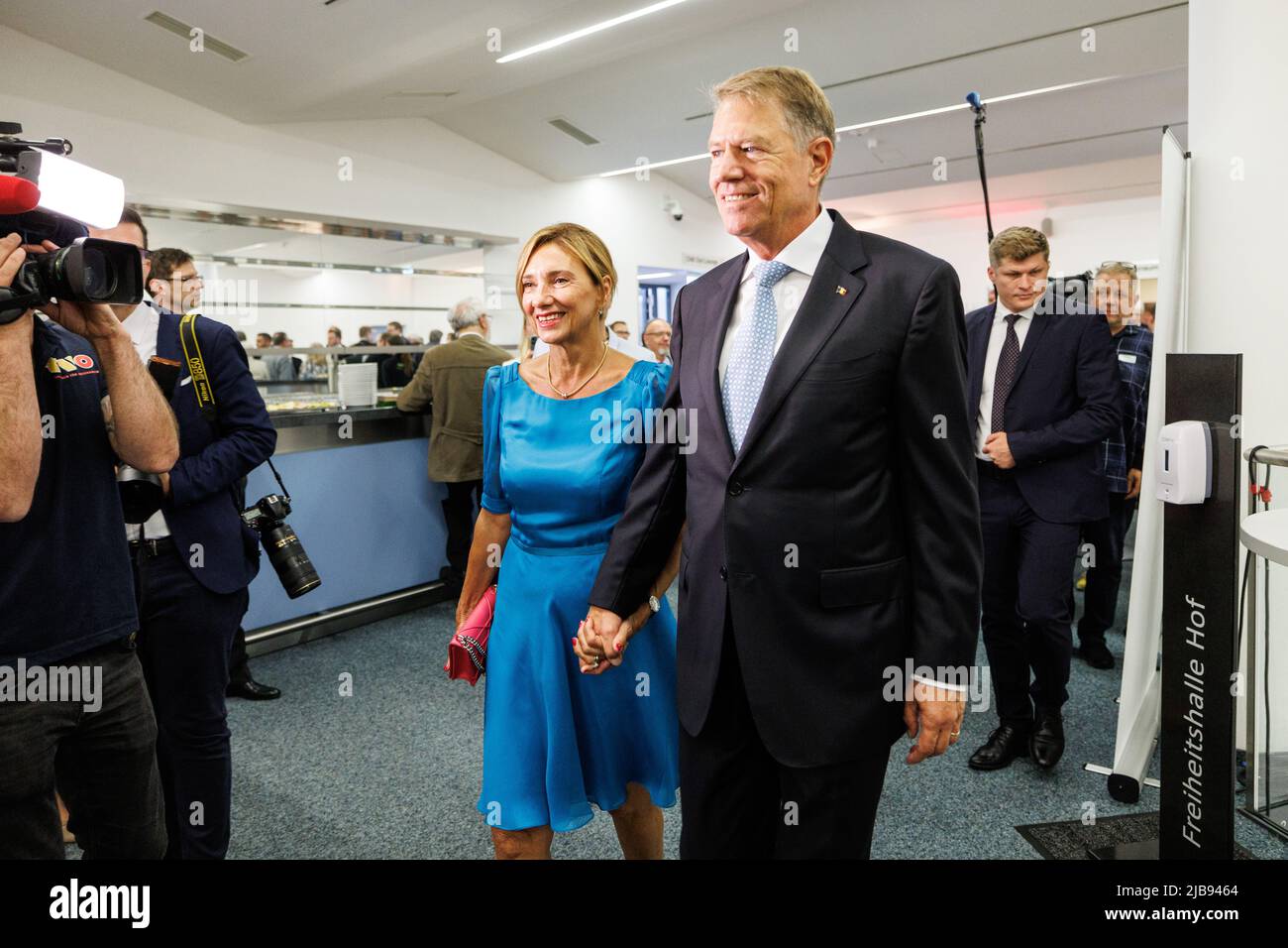 Hof, Germany. 04th June, 2022. Klaus Werner Johannis, President of ...