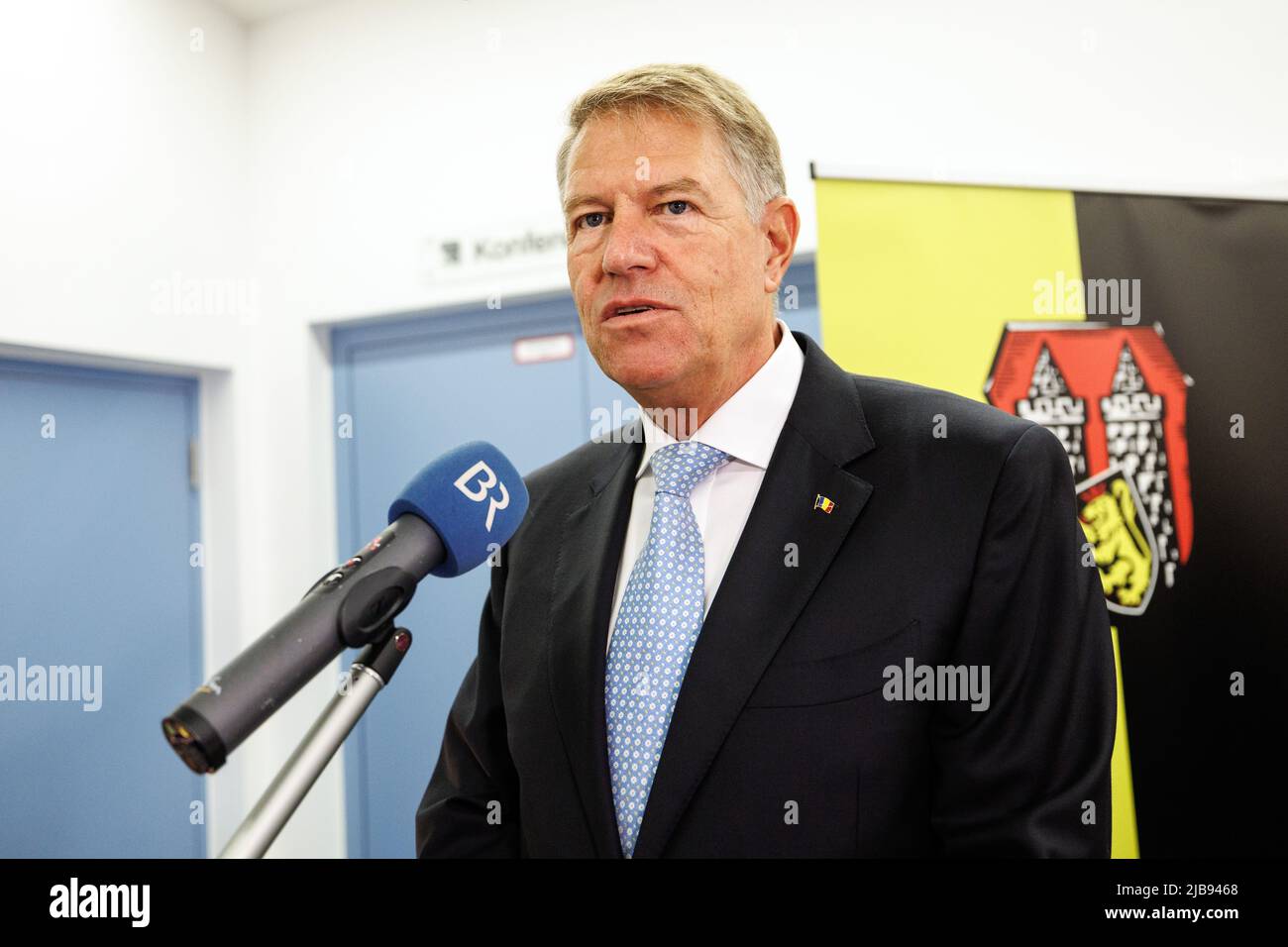 Hof, Germany. 04th June, 2022. Klaus Werner Johannis, President of ...