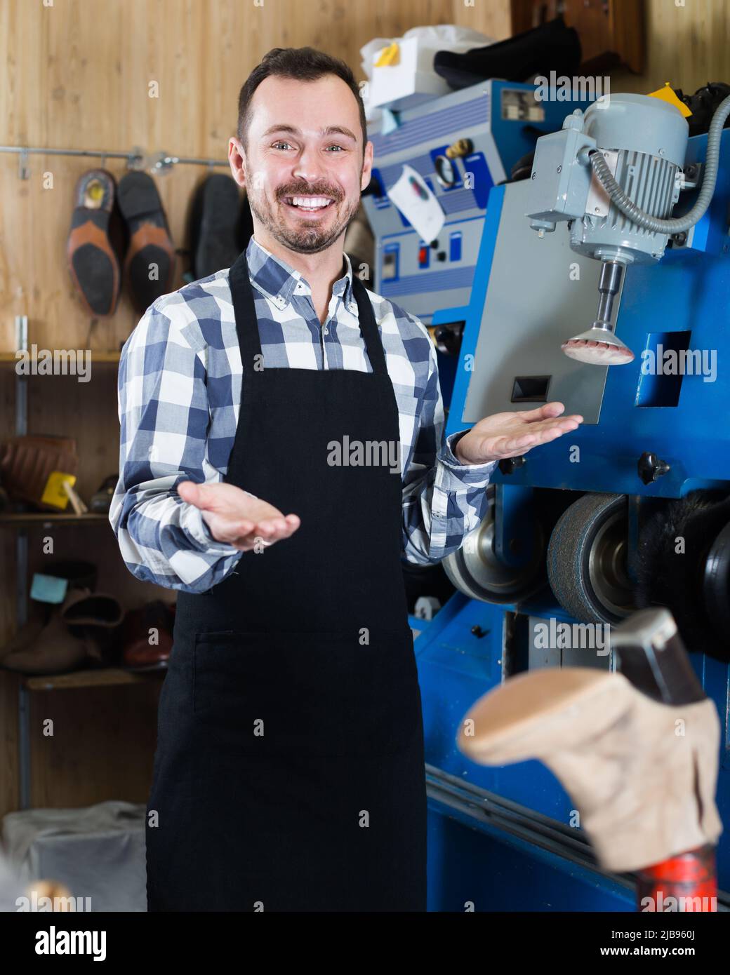 Workplace boasting hi-res stock photography and images - Alamy