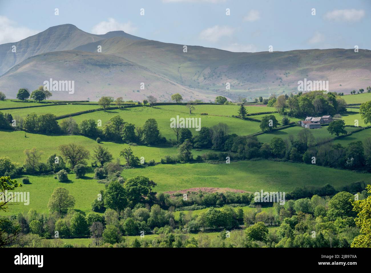 Brecon, May 14th 2022 Pen y Fan, the highest peak in south Wales, as