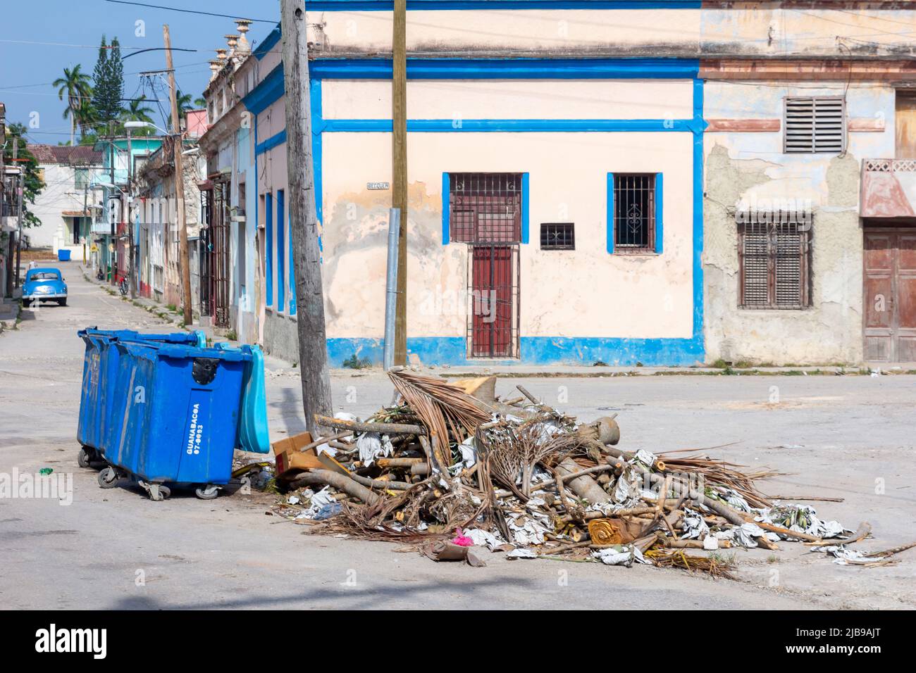 Garbage in Havana, 2022 Stock Photo