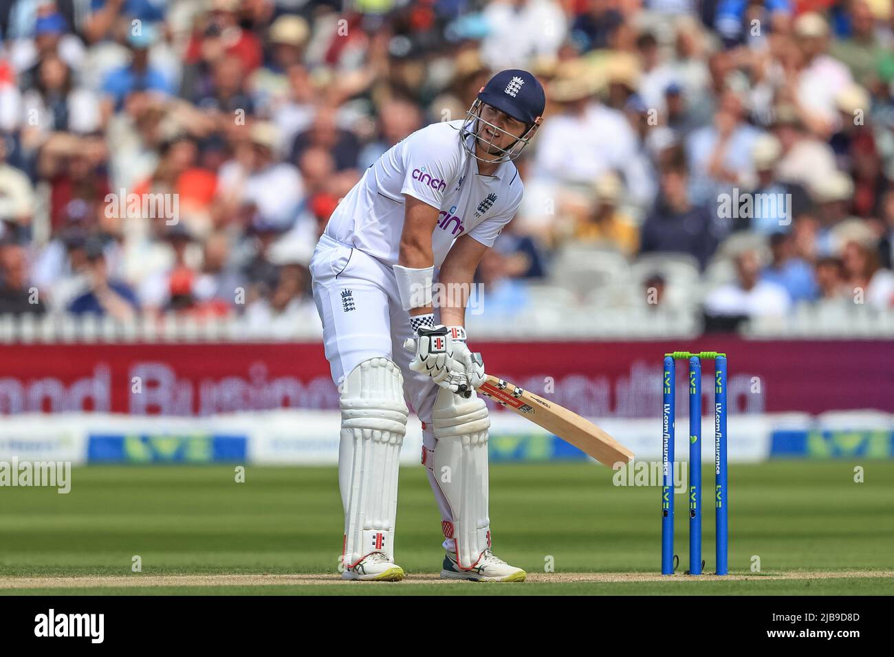 Alex Lees of England during the game Stock Photo