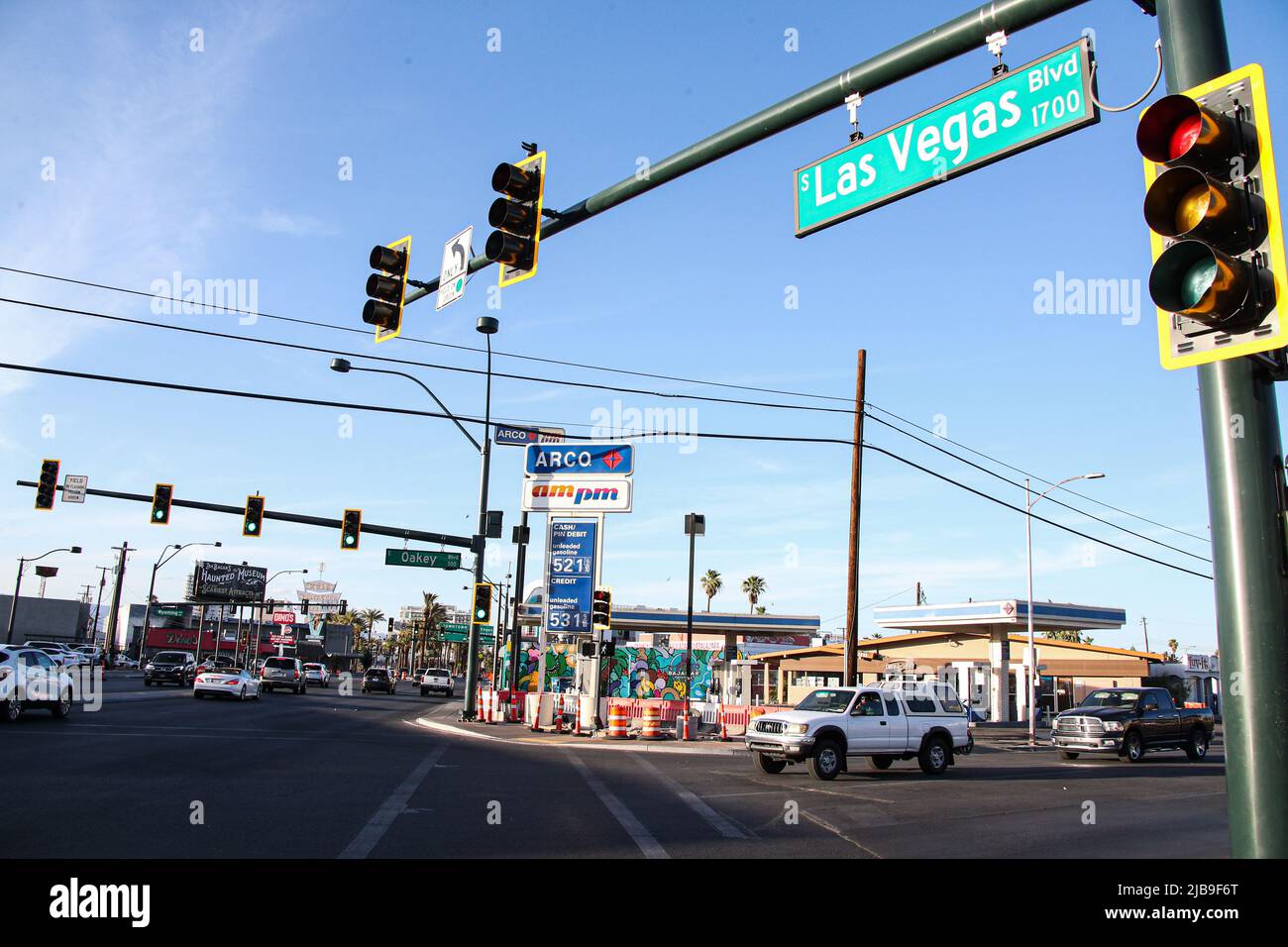 Las Vegas, United States. 03rd June, 2022. The price board at an am/pm