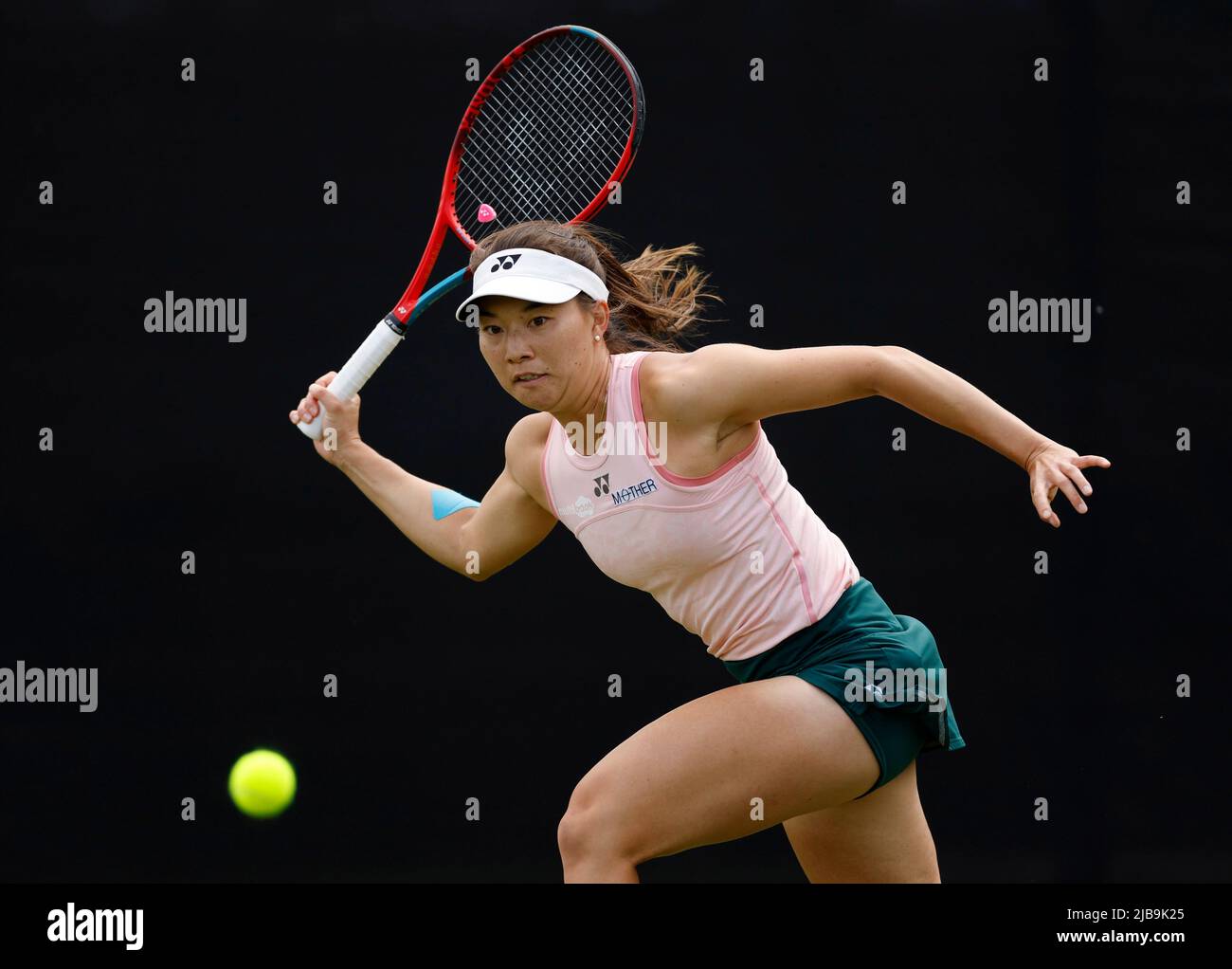 Tennis - Nottingham Open - Nottingham Tennis Centre, Nottingham, Britain -  June 4, 2022 Britain's Yuriko Miyazaki in action during her qualification  match against Romania's Gabriela Lee Action Images via Reuters/Jason  Cairnduff Stock Photo - Alamy