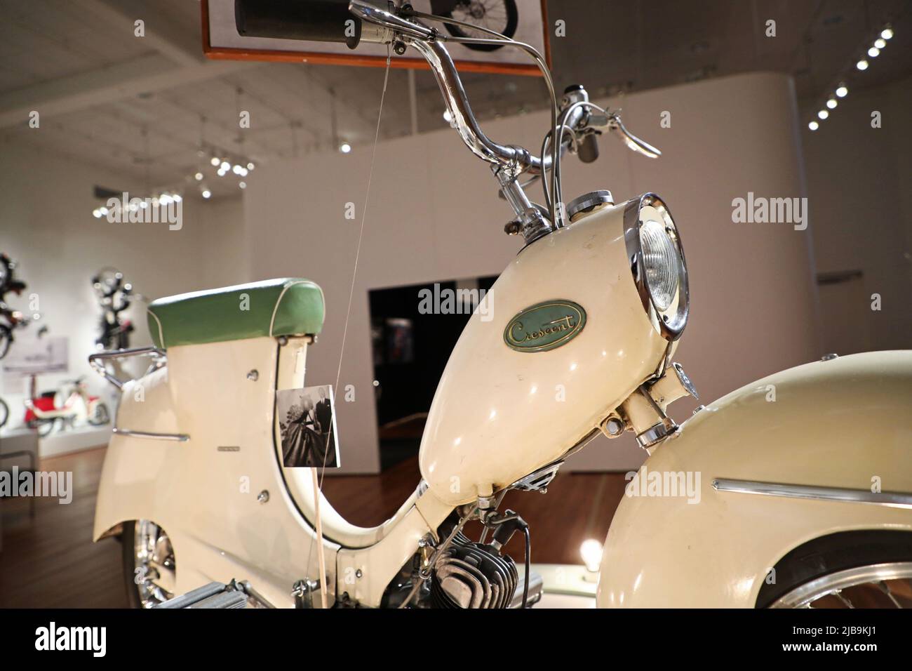 After three years of renovation, Östergötland's museum, in Linköping,  Sweden, is now reopening. The exhibition "The moped - a Swedish design  history" (In Swedish: "Mopeden-en svensk designhistoria). An exhibition  that goes deep