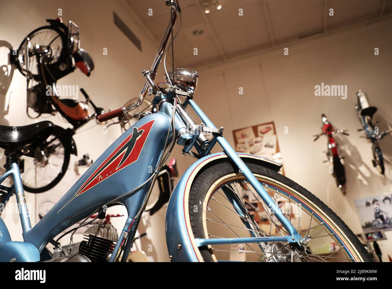 After three years of renovation, Östergötland's museum, in Linköping,  Sweden, is now reopening. The exhibition "The moped - a Swedish design  history" (In Swedish: "Mopeden-en svensk designhistoria). An exhibition  that goes deep