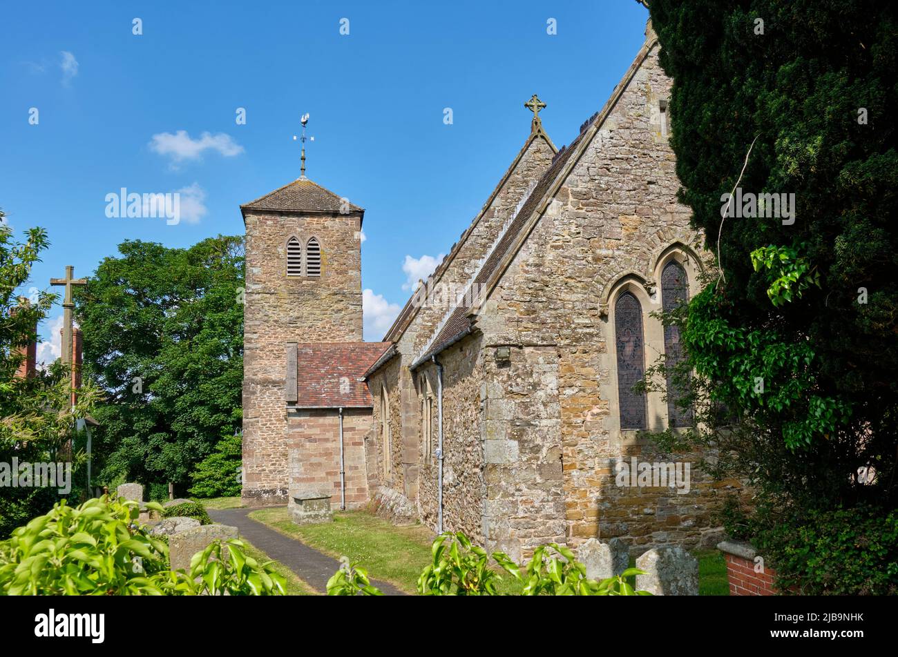 Holyrood Church, Mordiford, Herefordshire Stock Photo