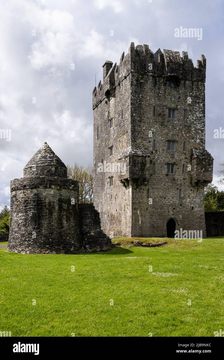 Aughnaure Castle, County Galway, Ireland Stock Photo