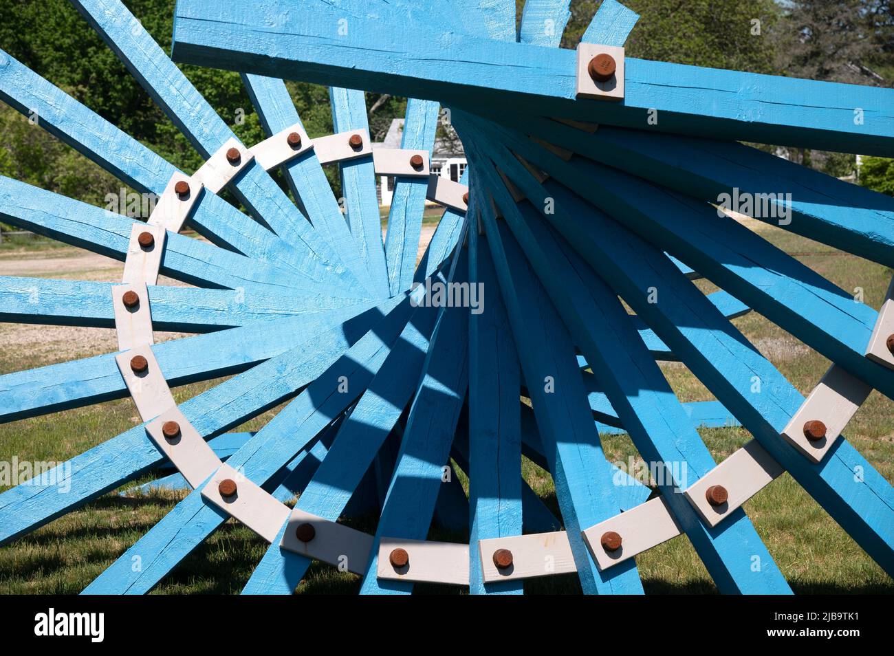 Cape Cod Museum of Fine Art. Sculpture display on the grounds. Dennis