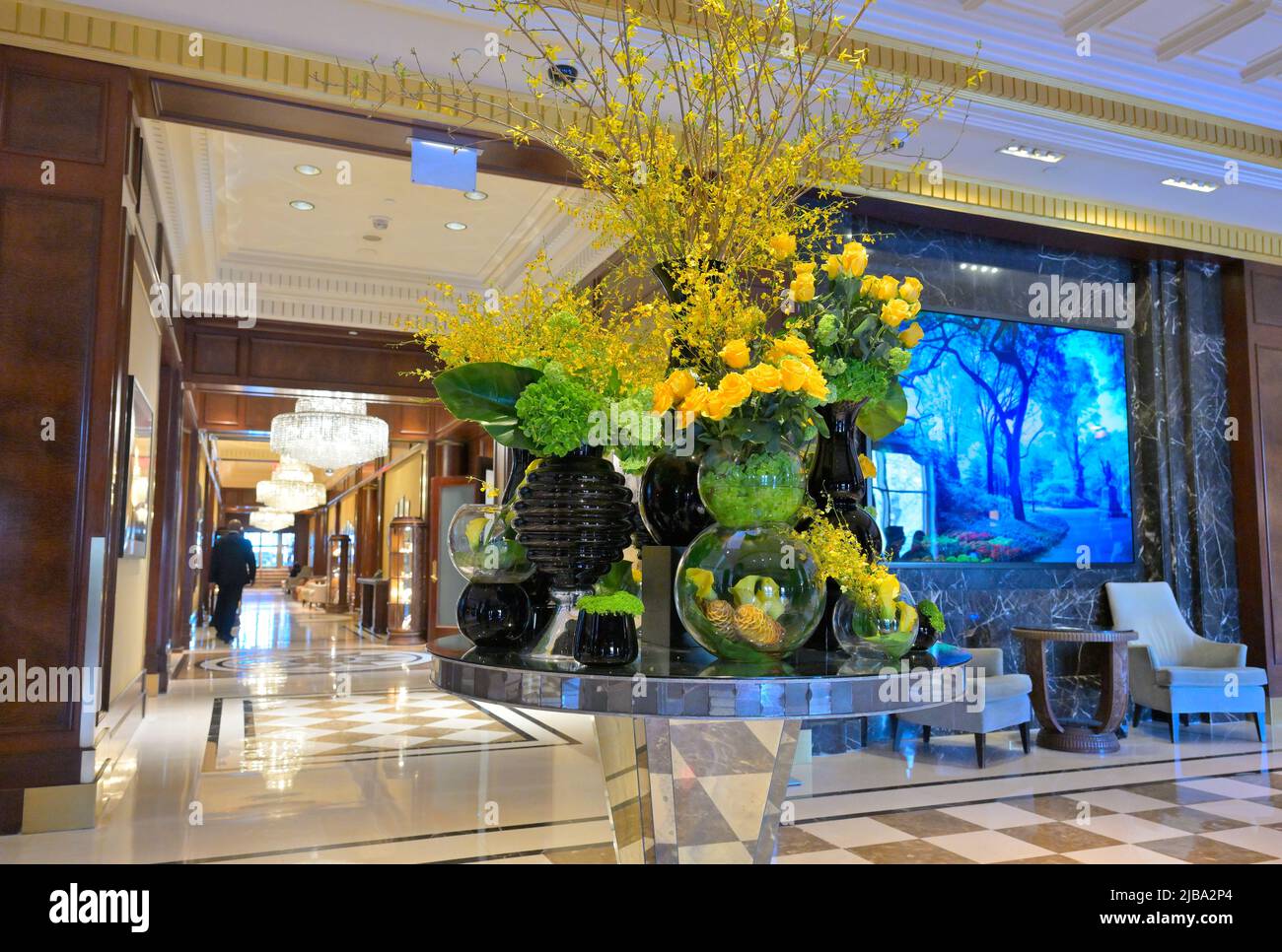 The Essex House (Marriott International) luxury hotel at the Central