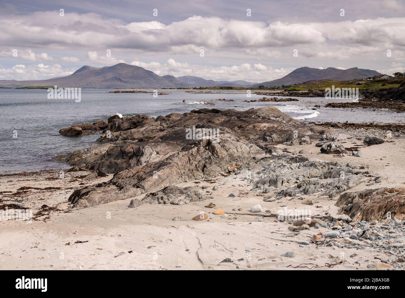 Renvyle beach on the Connemara coast, County Galway, Ireland Stock Photo