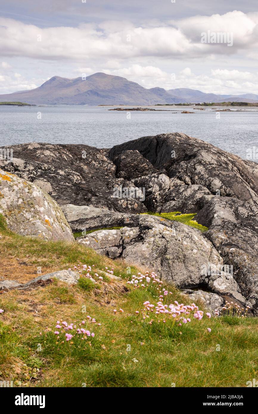 Renvyle beach on the Connemara coast, County Galway, Ireland Stock Photo