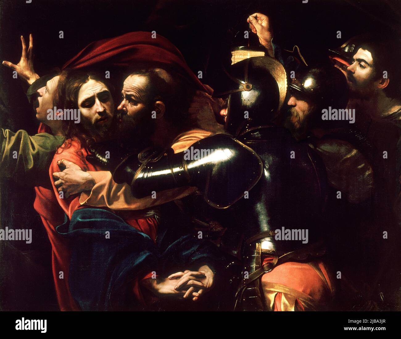 The Taking of Christ by Caravaggio (1571-1610) Stock Photo
