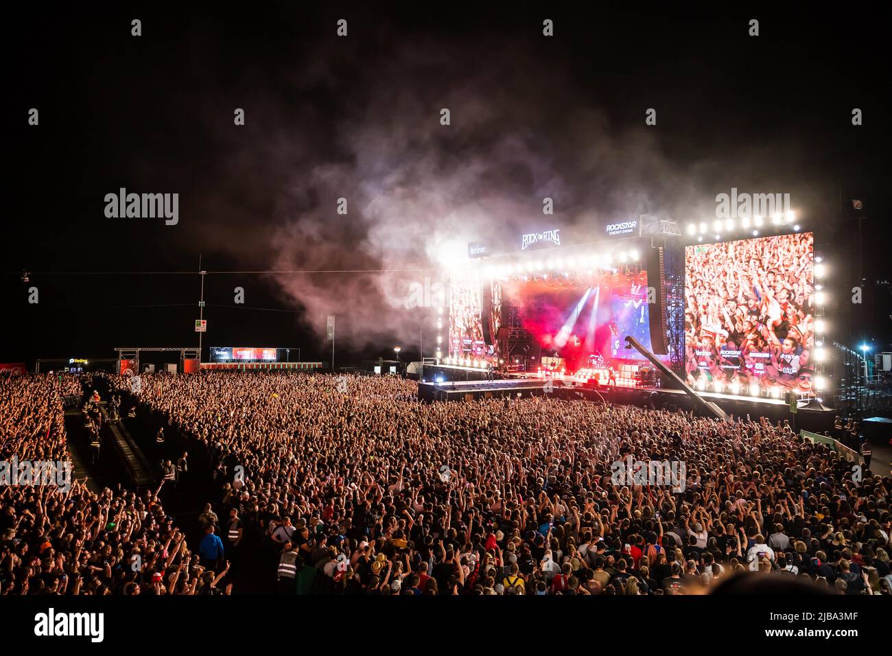 June 3, 2022, Nuerburg, Rhineland-Palatine, Germany: Green Day on the  Utopia Stage at the Rock am Ring music festival 2022 on Friday June 3rd  2022 at the Nuerburgring in Nuerburg, Rhineland-Palatine, Germany. (