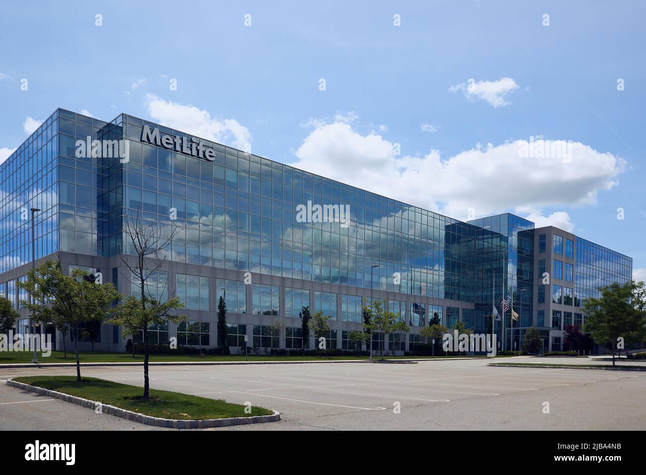 Whippany, NJ, USA. May 30, 2022:Corporate Headquarters MetLife in New Jersey. Corporate building. MetLife is the largest life insurer in terms of life Stock Photo