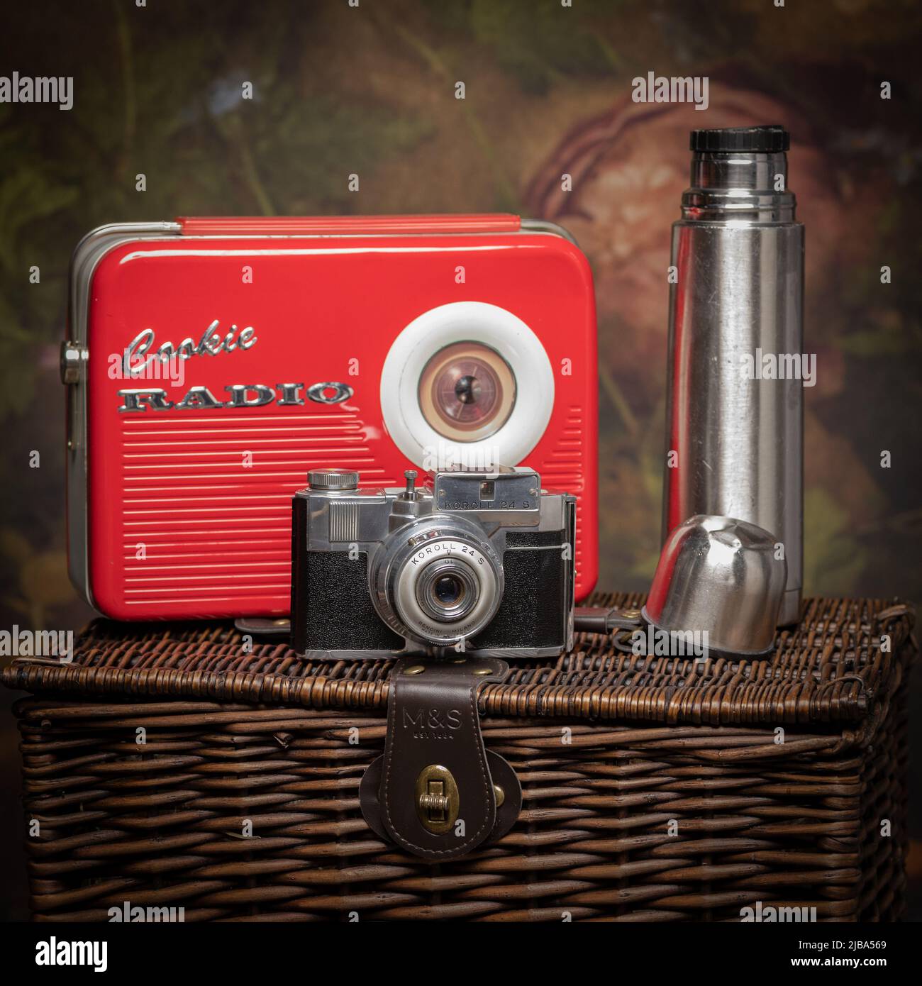 A Koroll 120 roll film camera from the 1950s Stock Photo