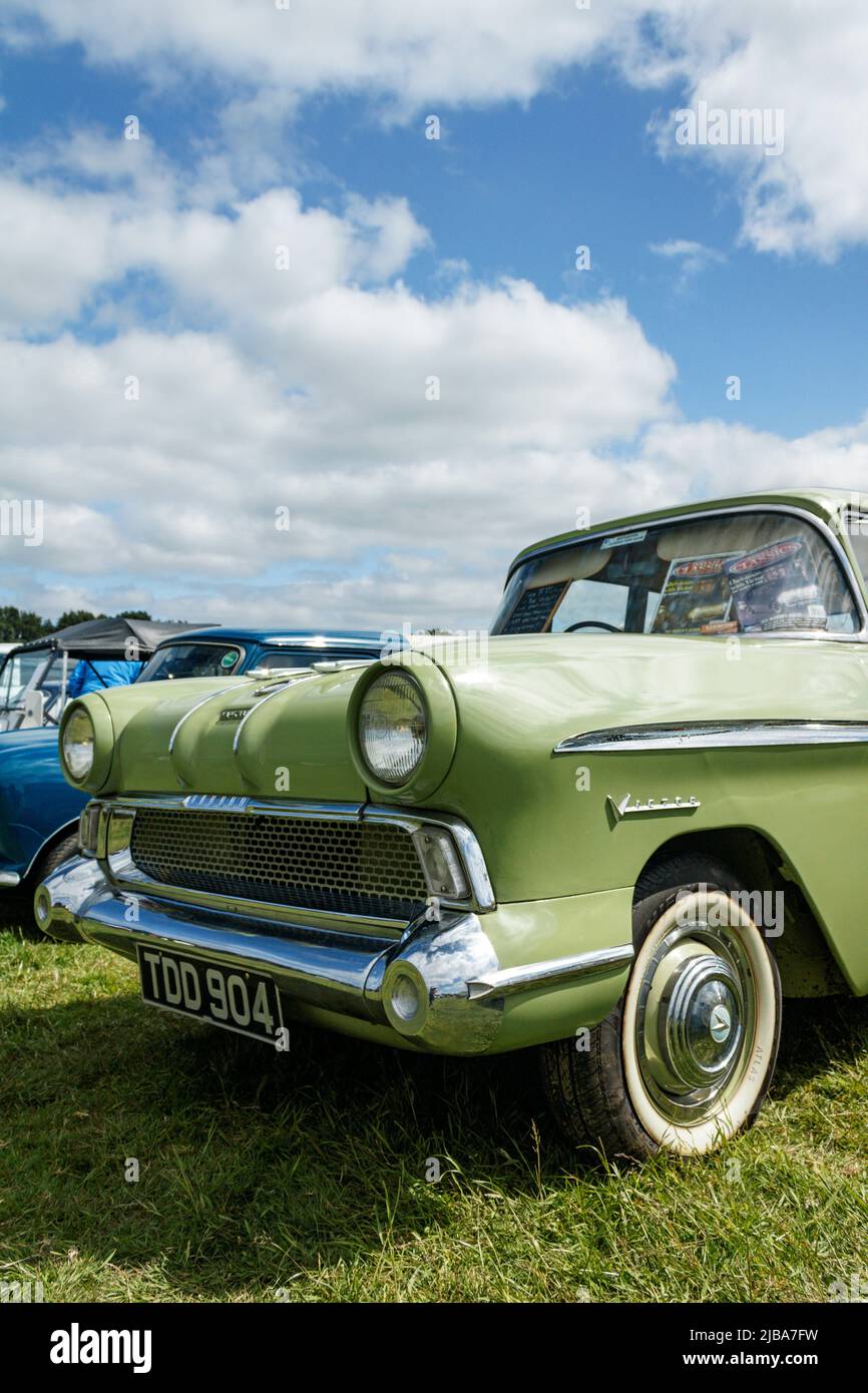 1957 Vauxhall Victor. The oldest and only surviving day one production car. Heskin Steam Rally 2022. Stock Photo