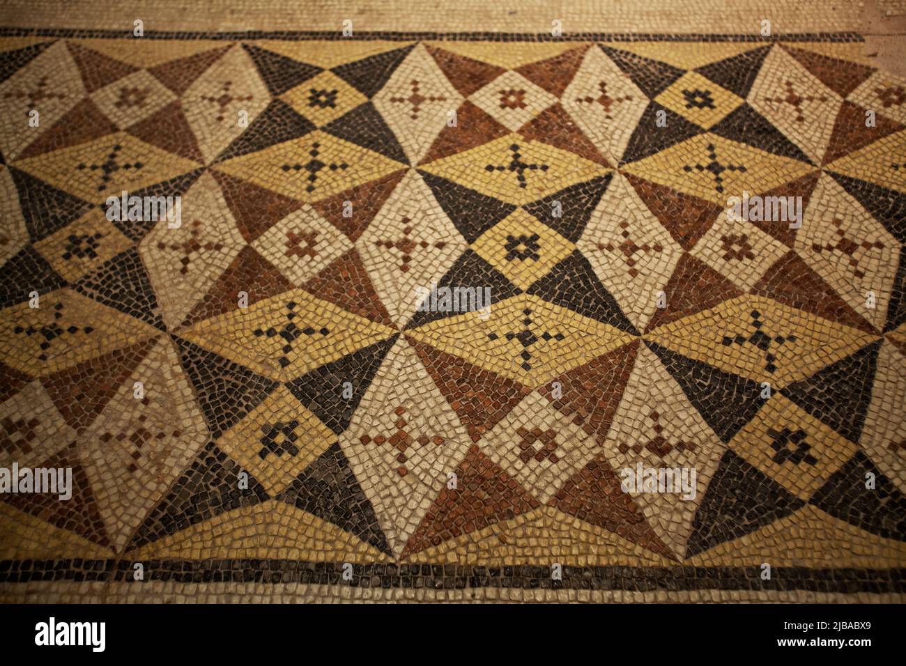 GAZIANTEP - TURKEY / September.17-.2011: Zeugma Museum is the world's number one mosaic museum Stock Photo