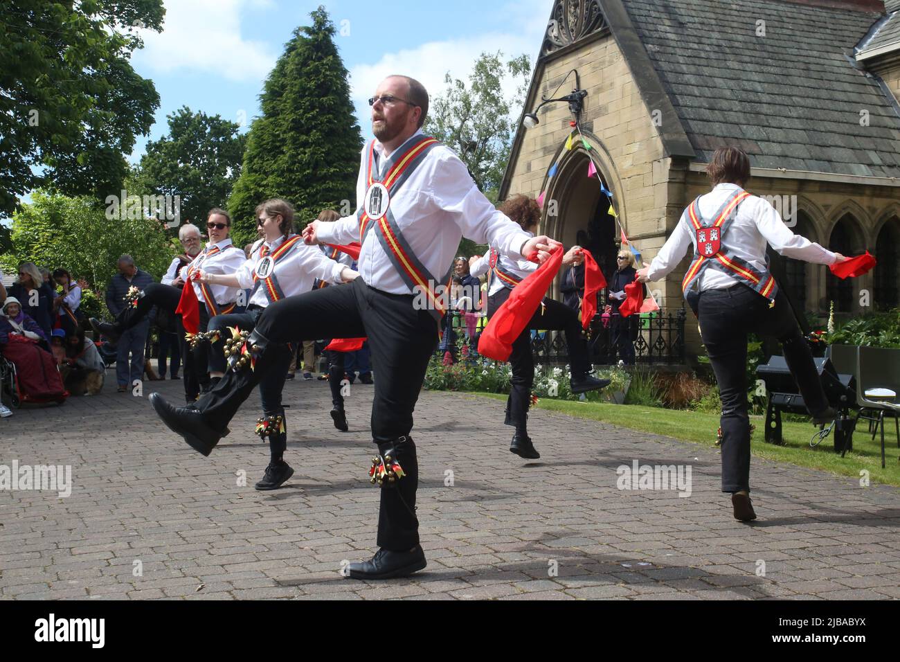 Jesmond, Newcastle upon Tyne, UK. 4th June 2022. HM Queen Elizabeth II