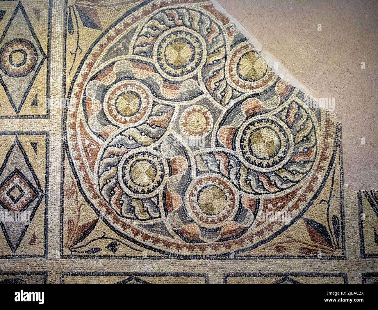 GAZIANTEP - TURKEY / June 07. 2014-: Zeugma Museum is the world's number one mosaic museum Stock Photo
