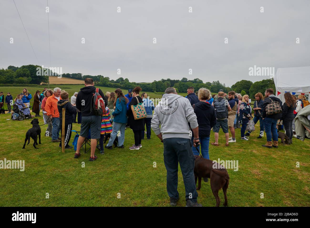 Bickington, Newton Abbot, UK. 04th June, 2022. Platinum Jubilee: Bickington, Newton Abbot. Village Fair and Dog Show. Credit: Will Tudor/Alamy Live News Stock Photo