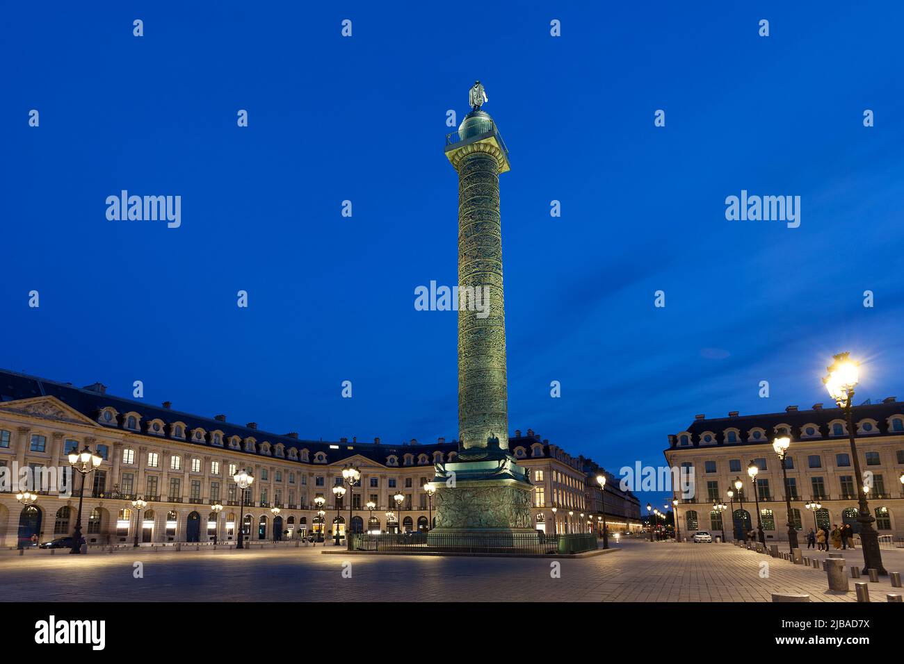 Vendome square, Paris, France Stock Photo