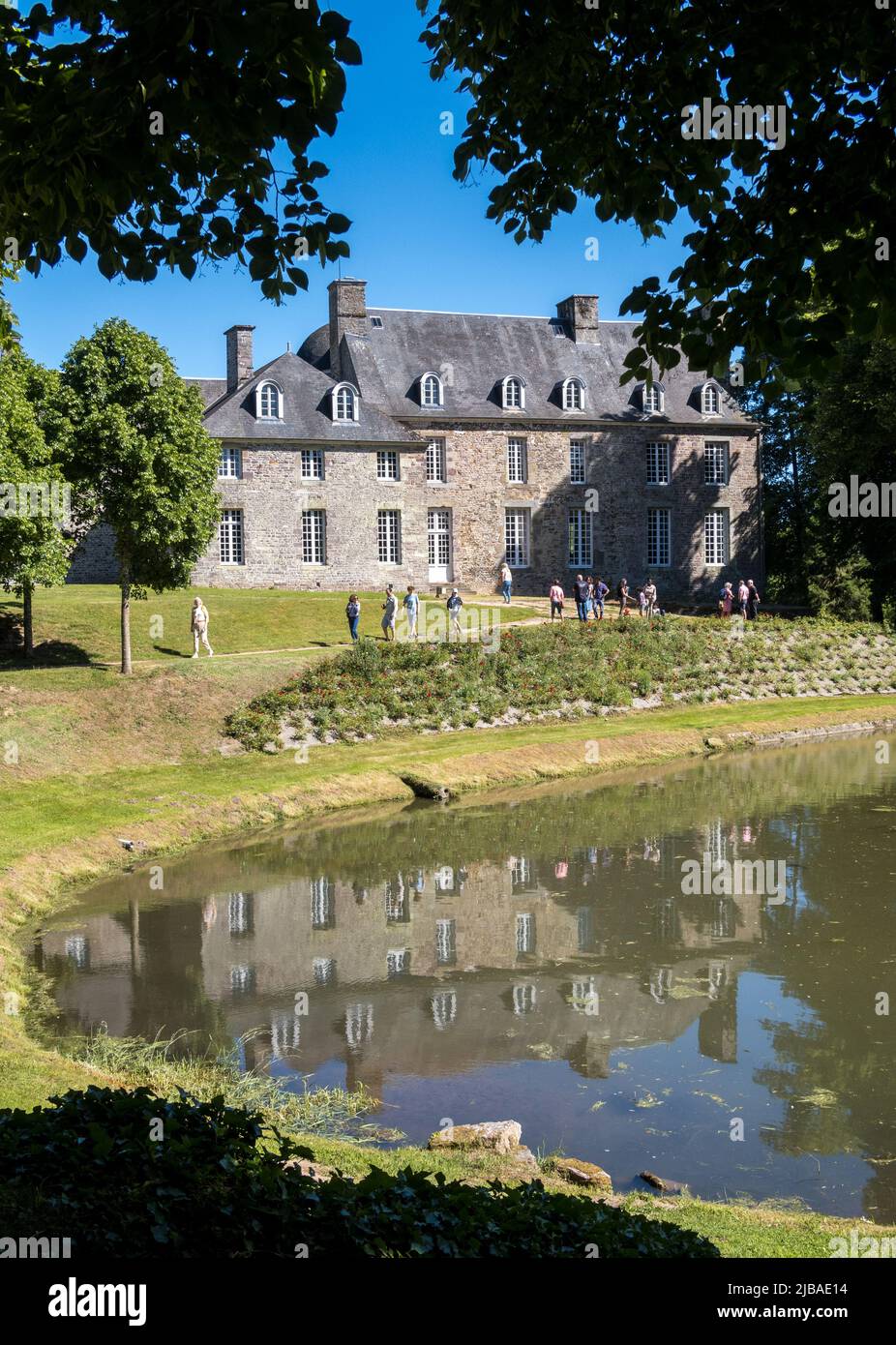France, Normandy, Suisse Normande. Château de Pontécoulant Stock Photo