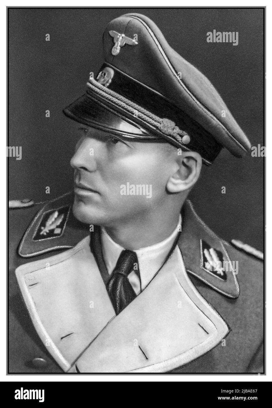 NAZI SS Baron Otto Gustav von Wächter (8 July 1901, Vienna, Austria-Hungary – 14 July 1949, Rome, Italy) was an Austrian lawyer, Nazi politician, a high-ranking SS-Gruppenführer of the SS, a paramilitary organisation of the Nazi Party. During the occupation of Poland in World War II, he was the Governor of the district of Kraków in the General Government and then of the District of Galicia (now mainly in Ukraine). Later, in 1944, he was appointed as head of the German Military Administration in the puppet state of the Republic of Salò in Italy. A war criminal who evaded justice. Stock Photo