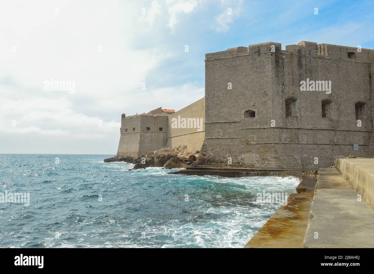 Dubrovnik wall Stock Photo