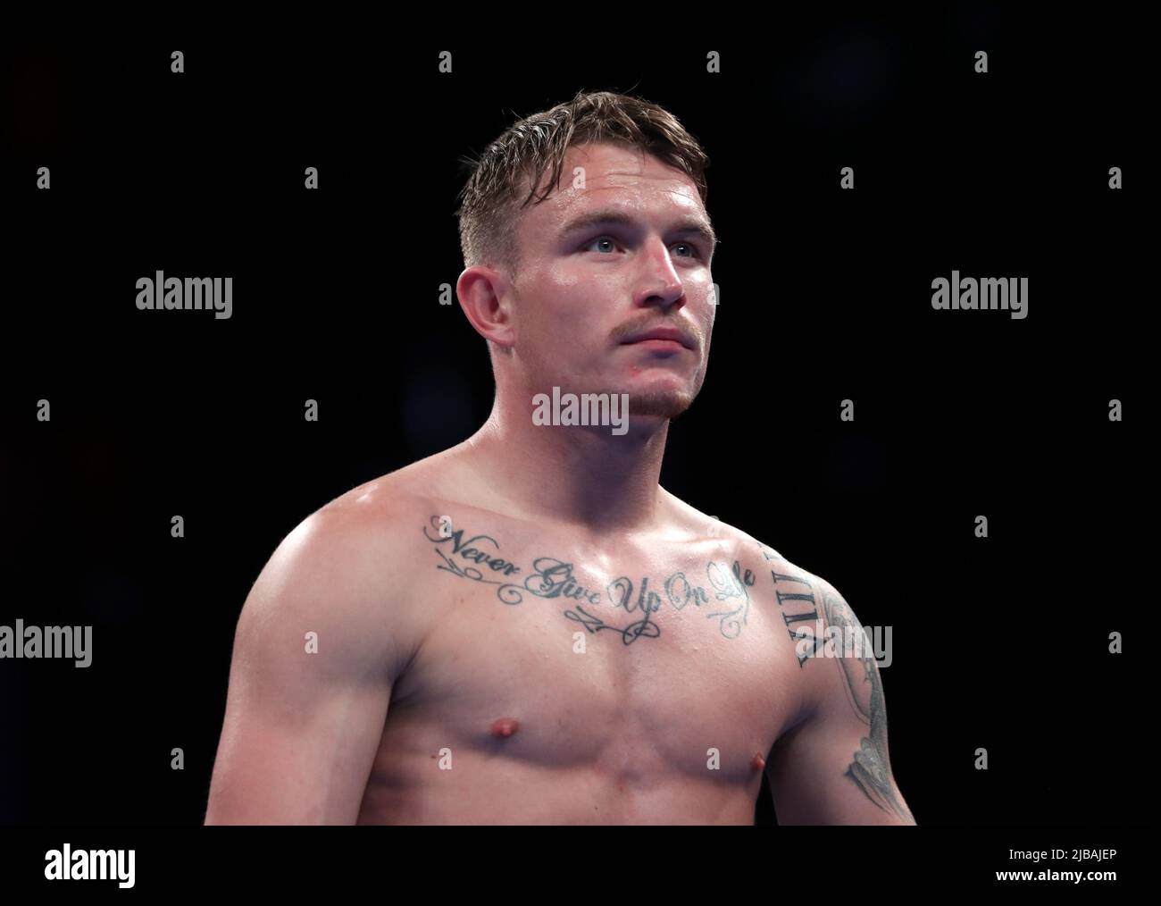 Dalton Smith before the World Boxing Council International Silver Super Light Title at the Motorpoint Arena Cardiff. Picture date: Saturday June 4, 2022. Stock Photo