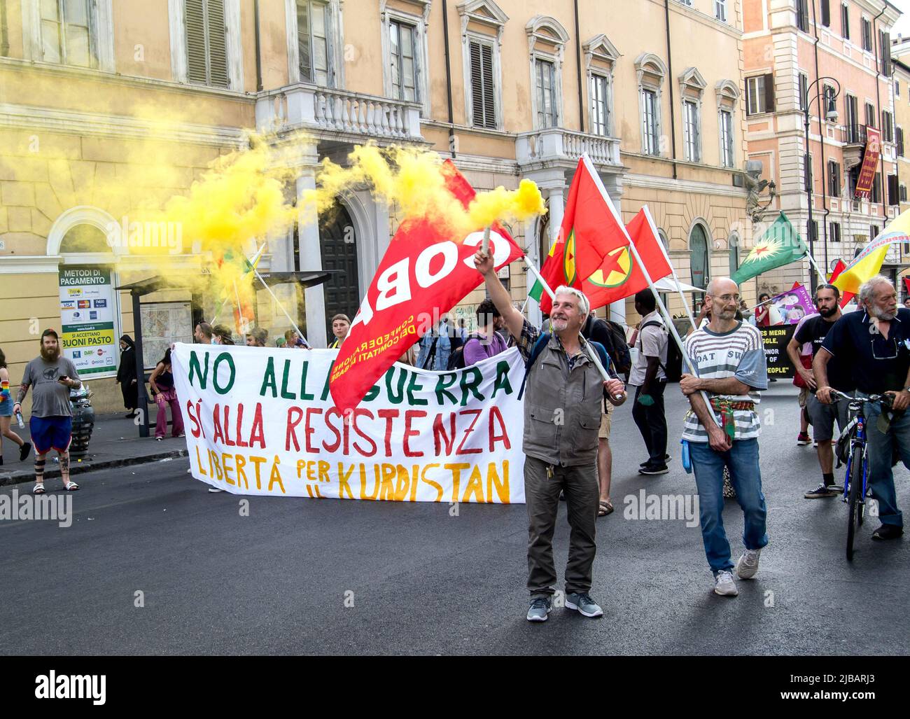 Rome, Italy. 4th June, 2022. ''Let's break the silence, let's stop the ...
