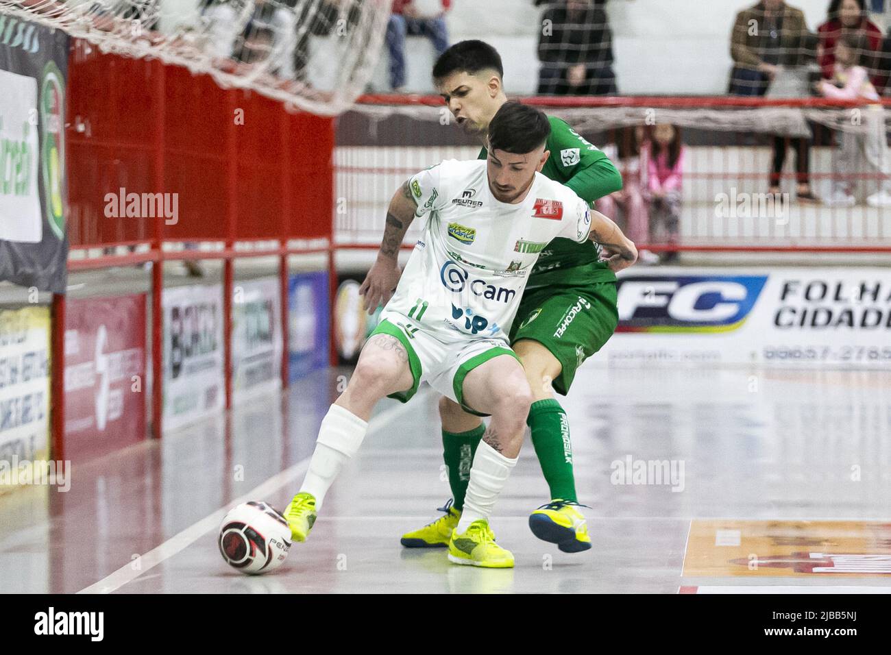 Horizontina (RS), 04/06/2022 - Gauchao Futsal 2022 / Horizontina Futsal x SER Itaqui - Partida valida pela 2a rodada do  Gauchao de Futsal 2022, na no Stock Photo