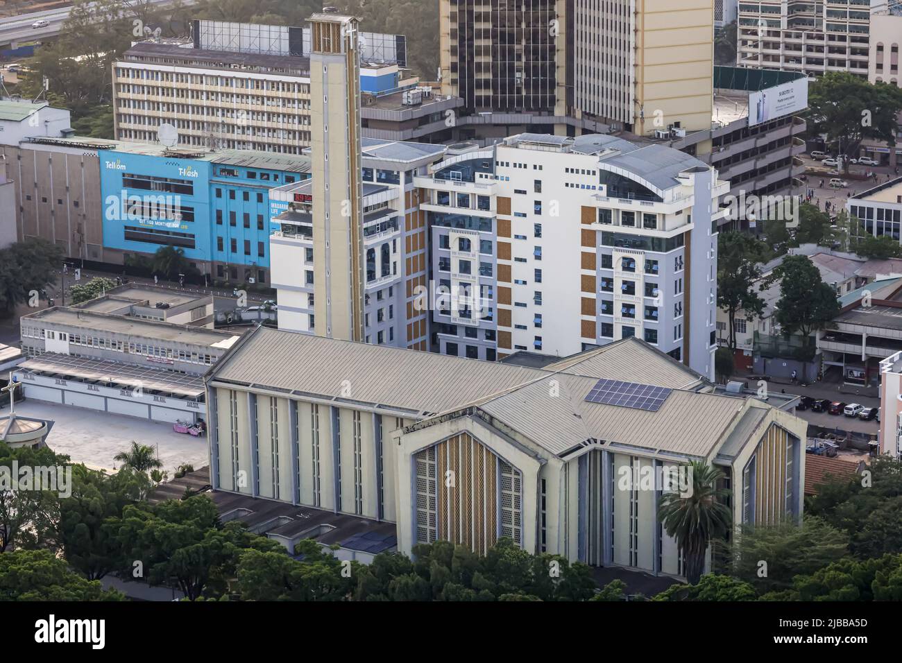 Nairobi, Kenya. 02nd June, 2022. An aerial view of the Cathedral