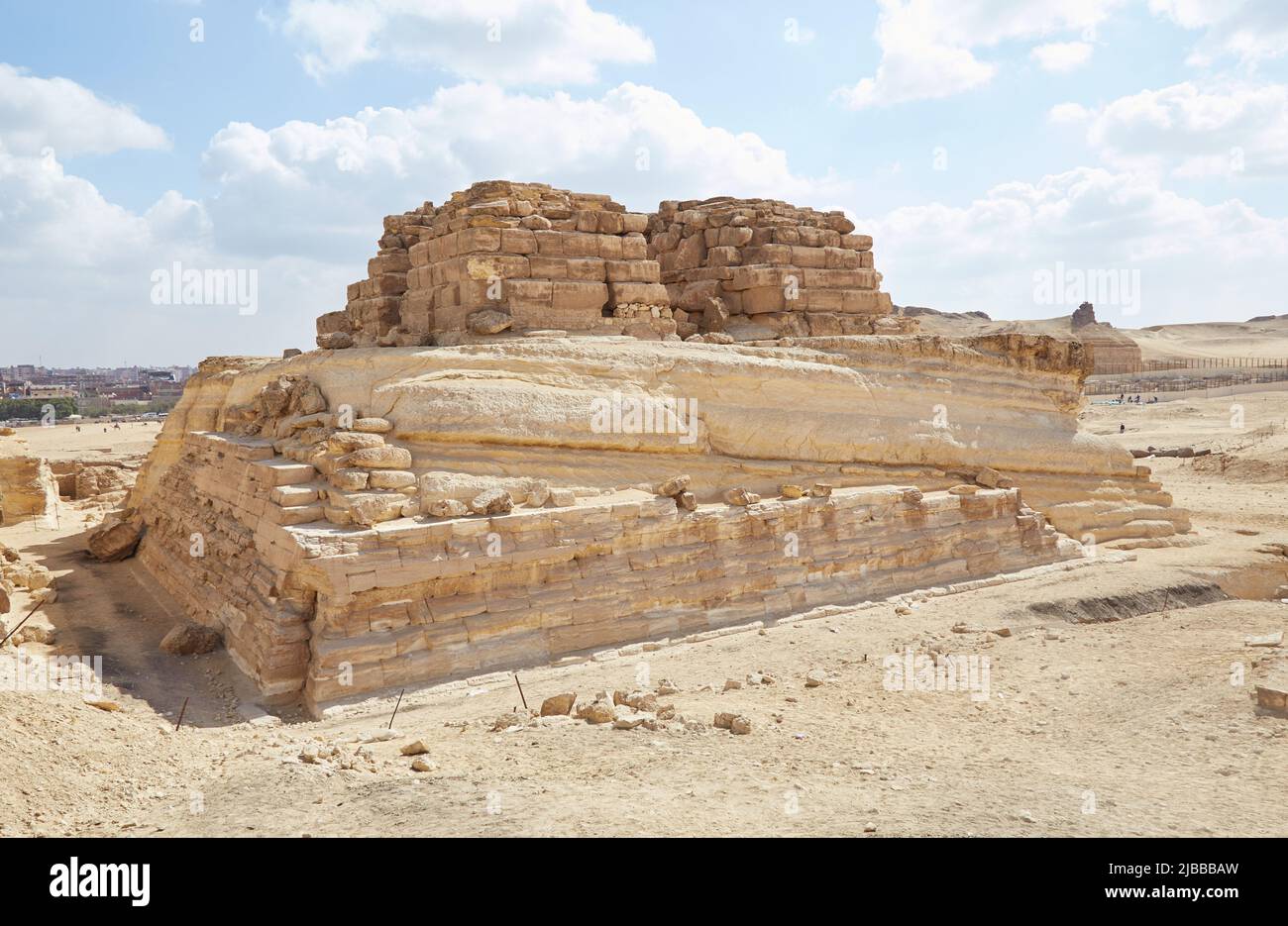 The Tomb of Khentkau, Giza's 4th Pyramid Stock Photo - Alamy
