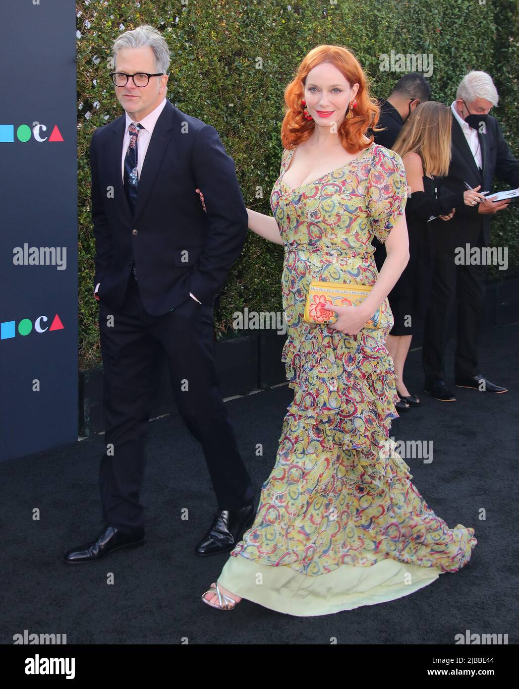 Christina Hendricks, George Bianchini arrives at The MOCA Gala 2022