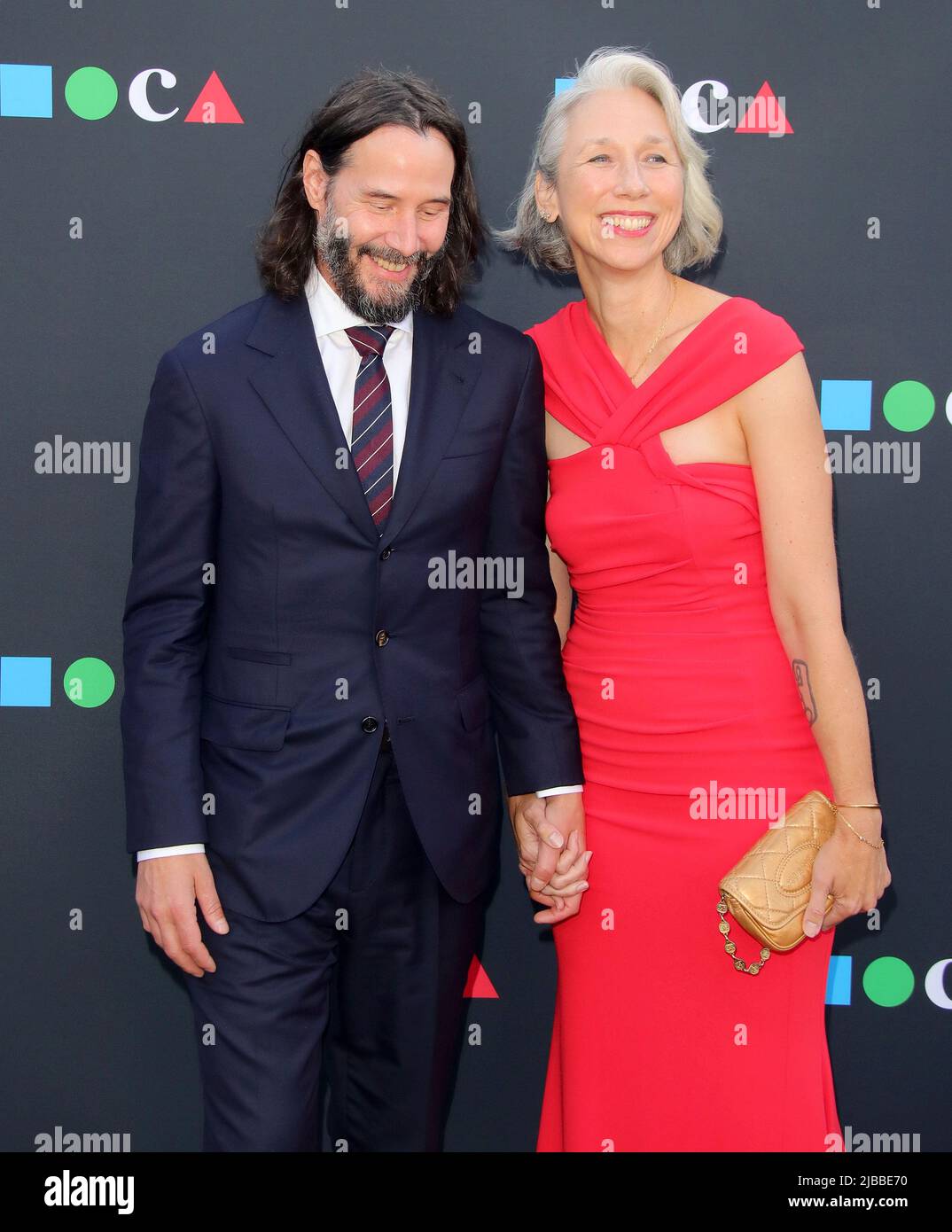 Los Angeles, USA. 04th June, 2022. Keanu Reeves, Alexandra Grant arrives at The MOCA Gala 2022