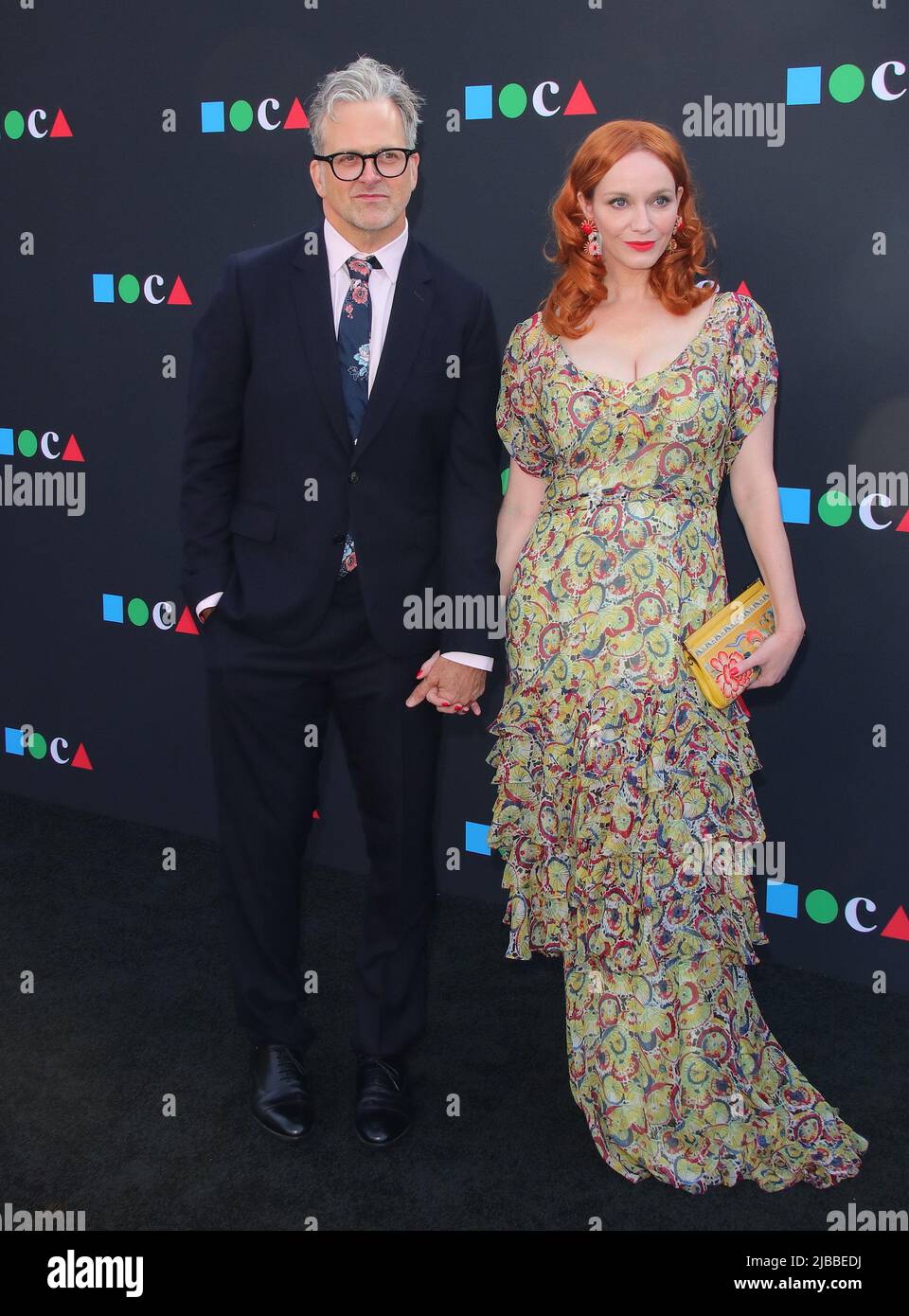 Christina Hendricks, George Bianchini arrives at The MOCA Gala 2022