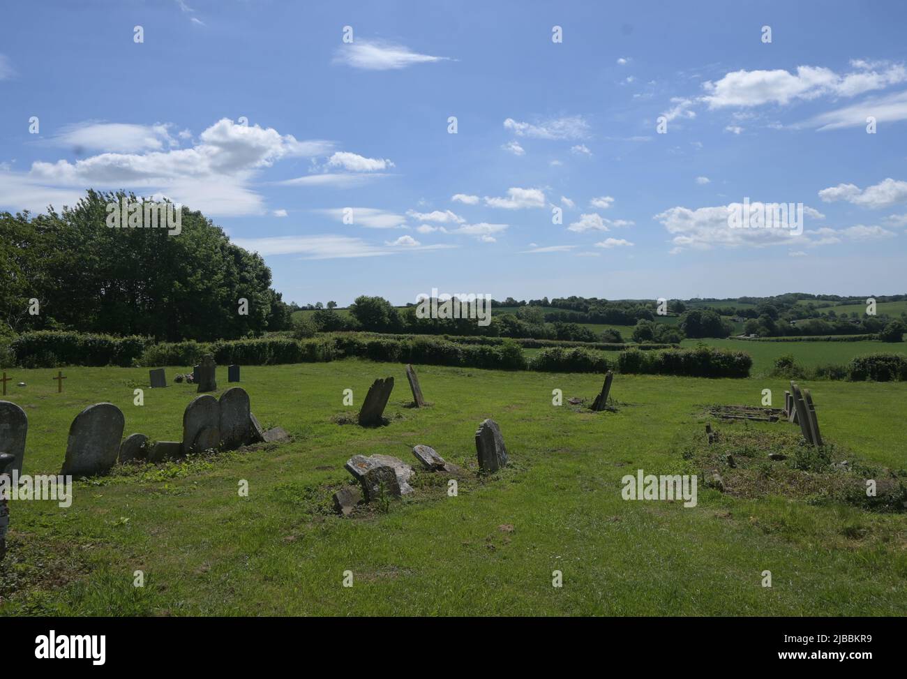 rural graveyard, suffolk, england Stock Photo