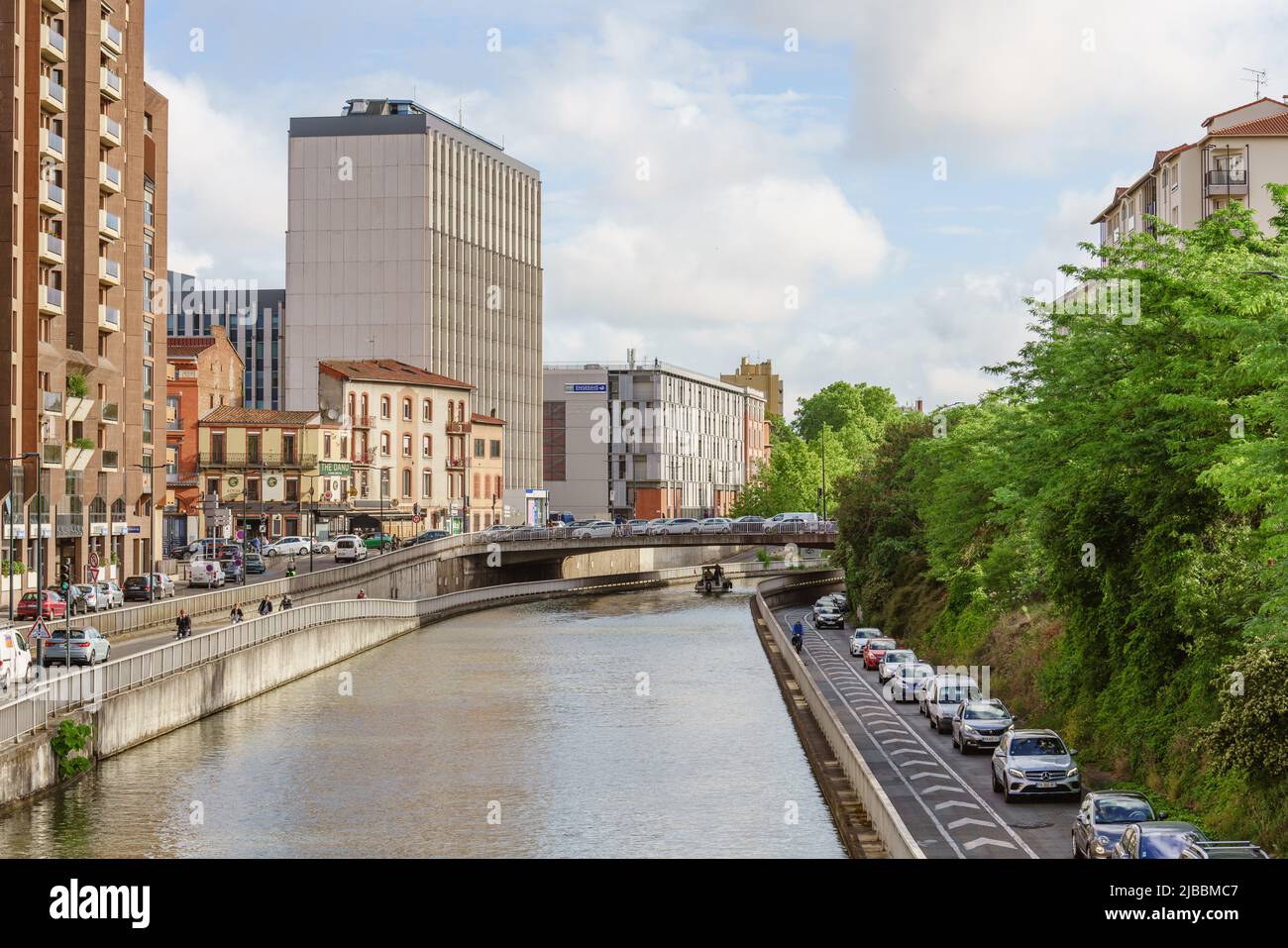 Toulouse, France. May 24, 2022. View of the Canal du Midi Stock Photo